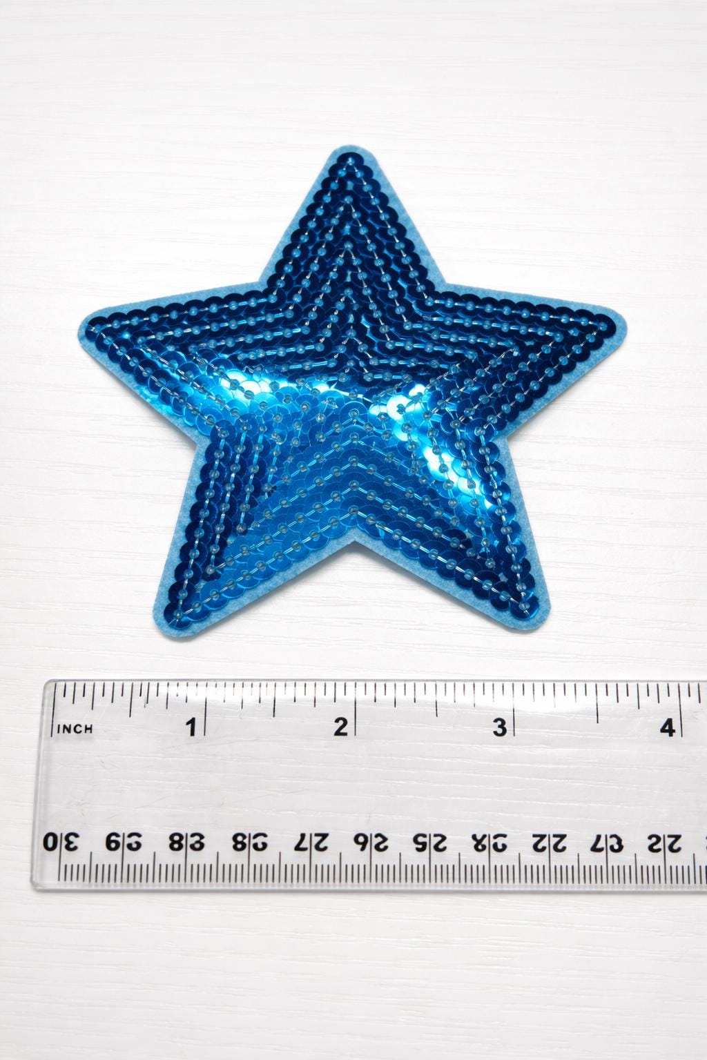 Sequin Heart & Star Iron On Patches, DIY Appliques