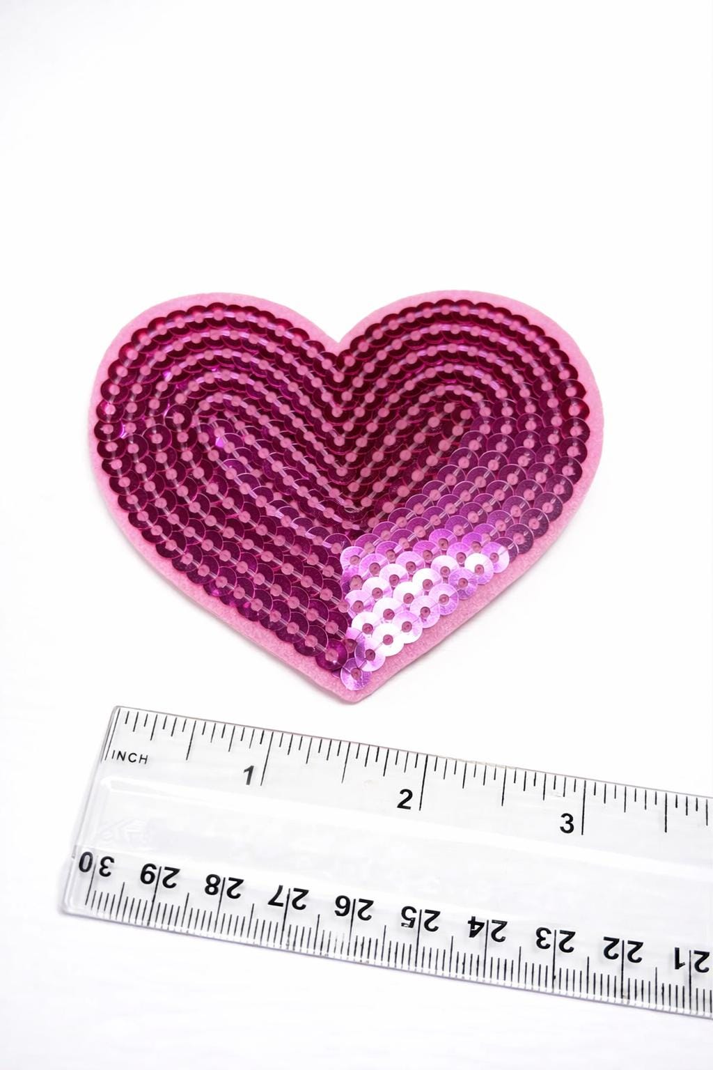 Sequin Heart & Star Iron On Patches, DIY Appliques