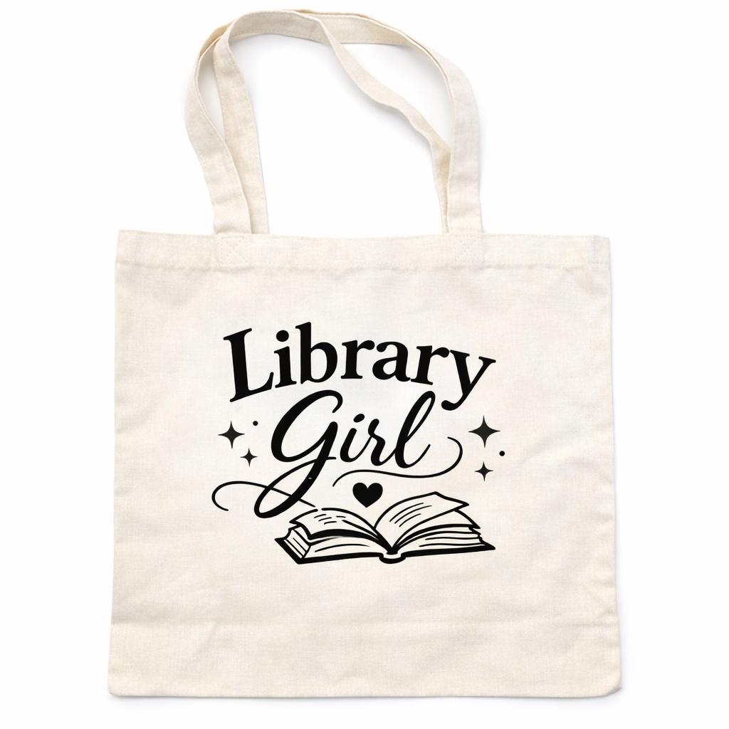 Student Life Canvas Tote Bag | Book Lover, Teacher, Library Bag