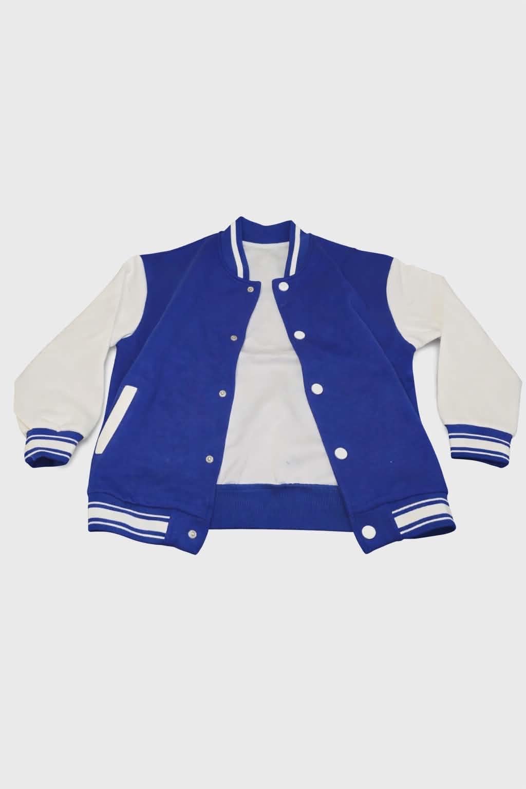 Custom Kids Varsity Jacket, Personalized Name Number Sports Team Apparel